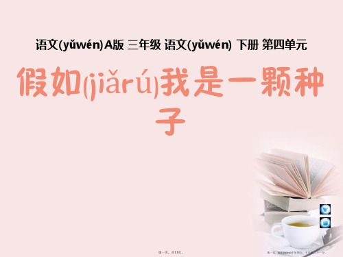 《假如我是一颗种子》PPT课件
