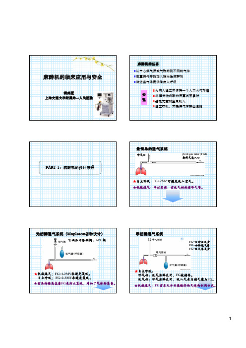 麻醉机的应用与临床安全讲课_[兼容模式]