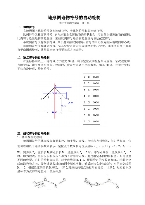 地形图地物符号的自动绘制