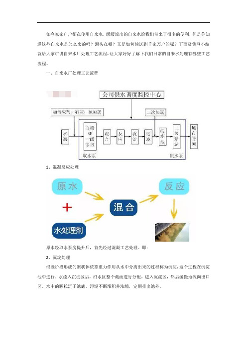 自来水厂处理工艺