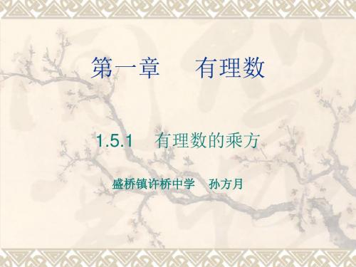 1.5.1有理数的乘方课件