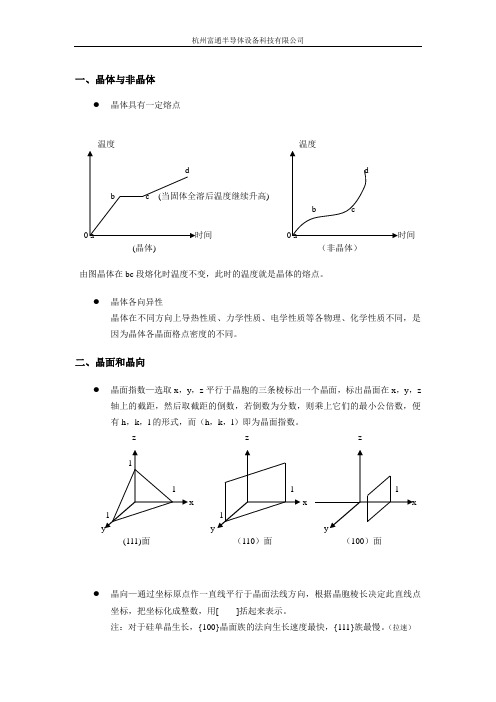 有关单晶拉制工艺