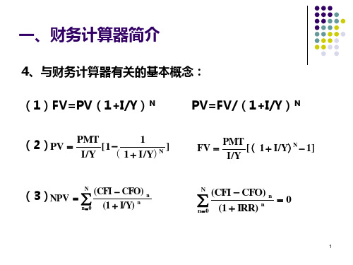 CFAFRMCFP    BA计算器使用实例