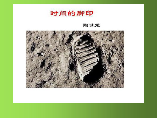 8课《时间的脚印》课件(共29张PPT)