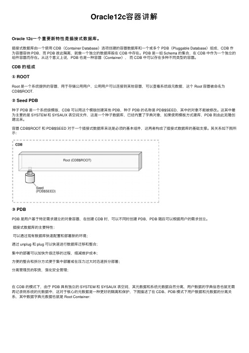 Oracle12c容器讲解