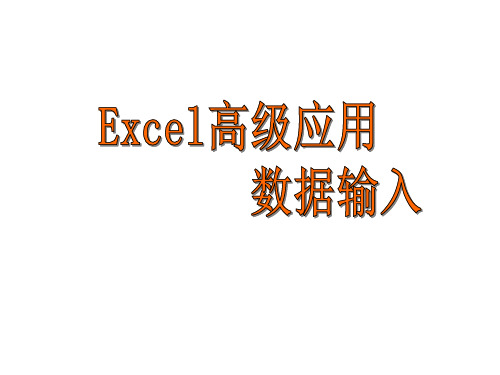 Excel2010高级应用教程