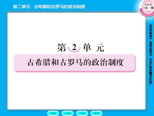 高三历史总复习课件：1-2-1古希腊文明与雅典城邦的民主政治