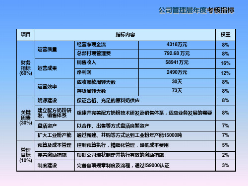 投资公司--绩效考核方案