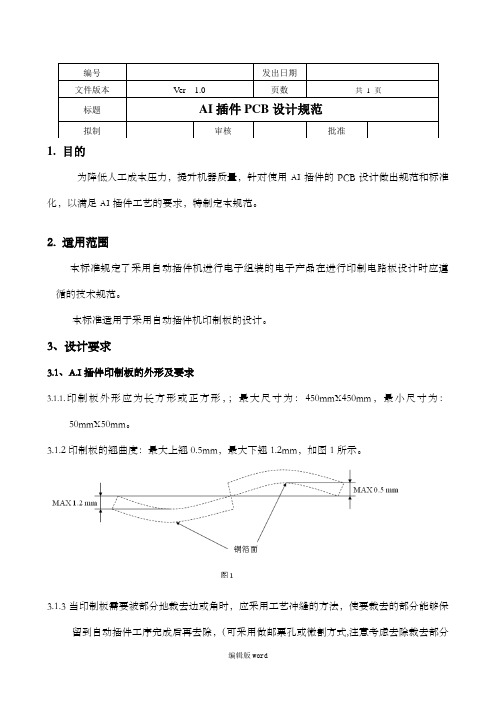 AI插件PCB设计规范最新版本