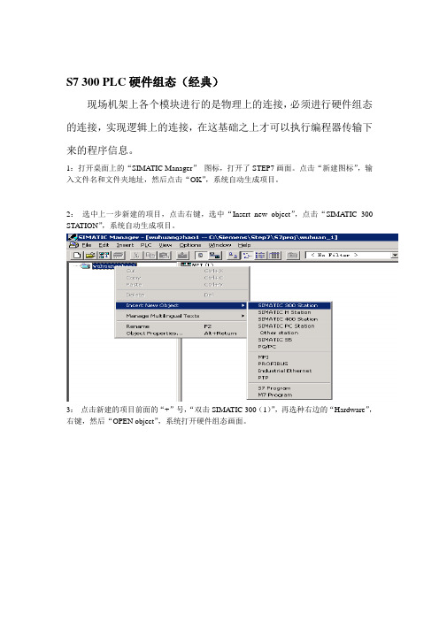 S7-300 PLC_PROFIBUS—DP硬件组态(经典实例)