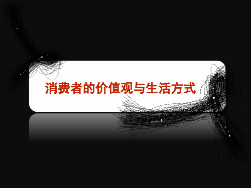 2019-消费者价值观与生活方式理论框架价值量表-文档资料