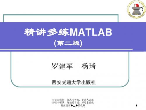 精讲多练MATLAB-PPT精品文档