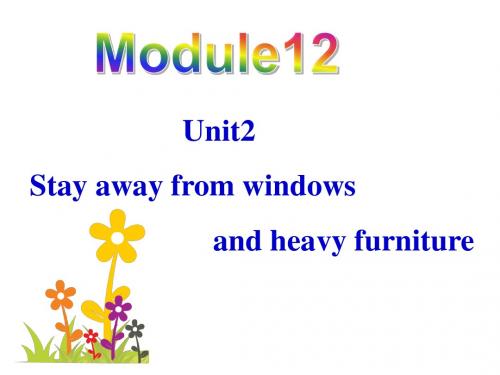 八年级英语上册Module12HelpUnit2Stayawayfromwindows