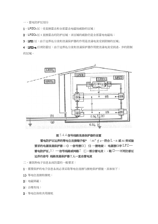 电子信息设备防雷选型及接地讲诉