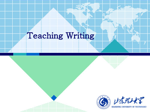 英语教学法 16.Teaching Writing