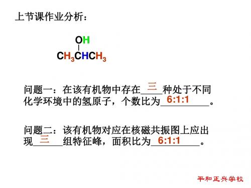 有机化学反应机理研究 PPT 人教课标版