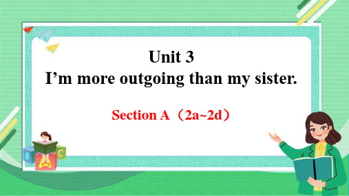 Unit3SectionA(2a_2d)课件人教版英语八年级上册