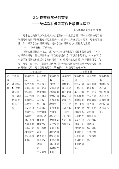 重庆华润谢家湾小学 语文 张媛 让写作变成孩子的需要(1)(1)