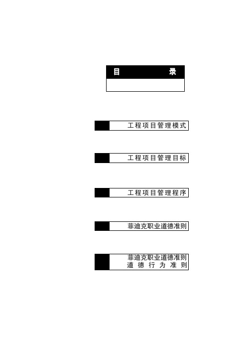 工程项目管理流程(完美版)