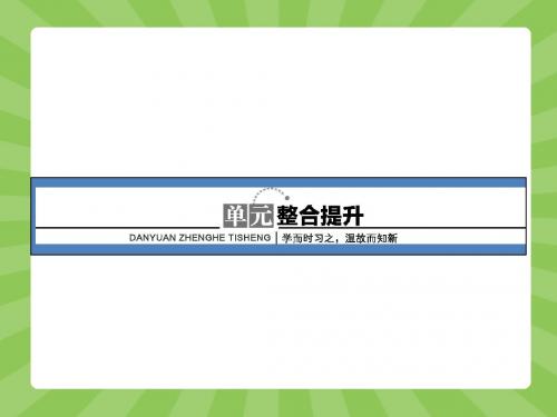 【志鸿优化设计-赢在课堂】(人教)2015高中历史选修1配套课件：单元整合提升2