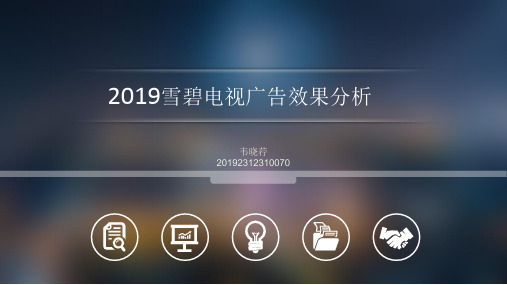 电视广告效果分析页PPT文档