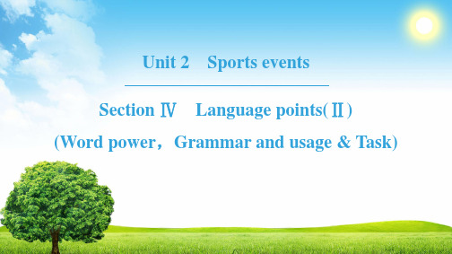 18-19 Unit 2 Section Ⅳ Language points(Ⅱ)(Word pow