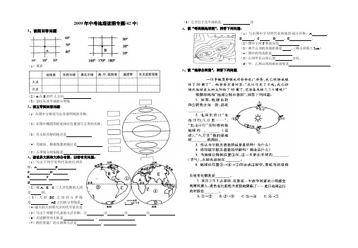 2009地理读图专题