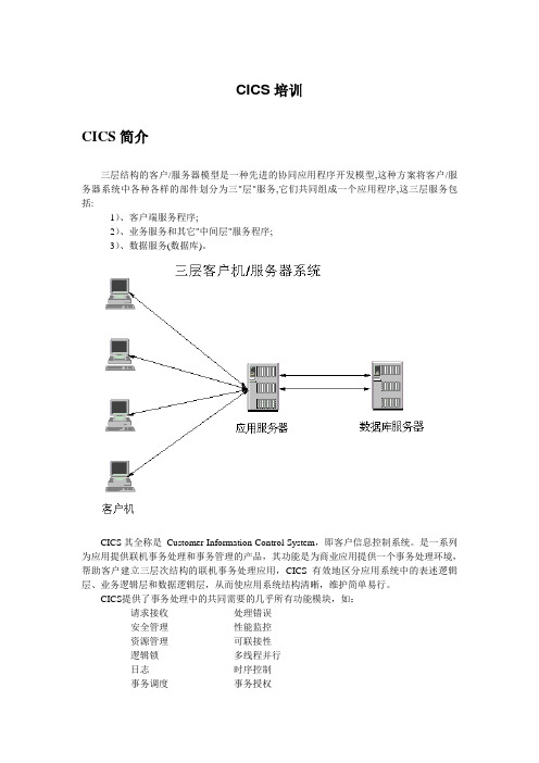 IBM CICS 培训资料