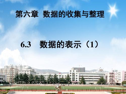 七年级北师大版数学上册课件第六章6.3 数据的表示