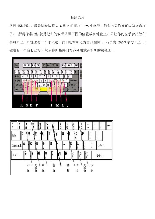 键盘指法练习