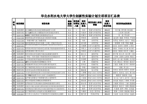 1项目统计