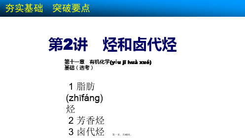 高中化学选修五-第二章-烃和卤代烃-课件全