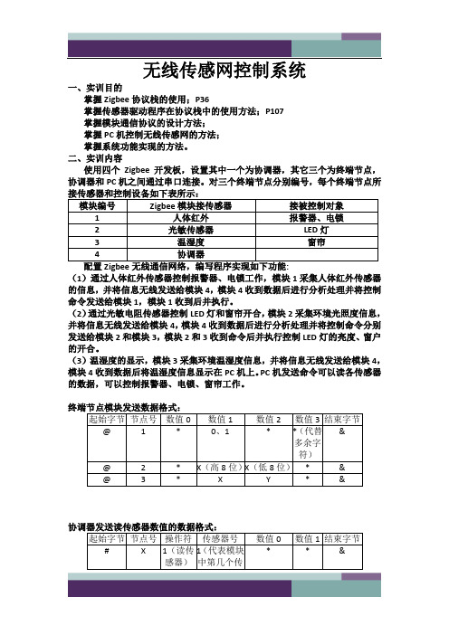 ……物联网综合实训