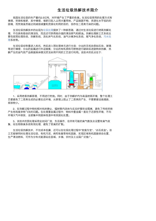 生活垃圾热解技术简介