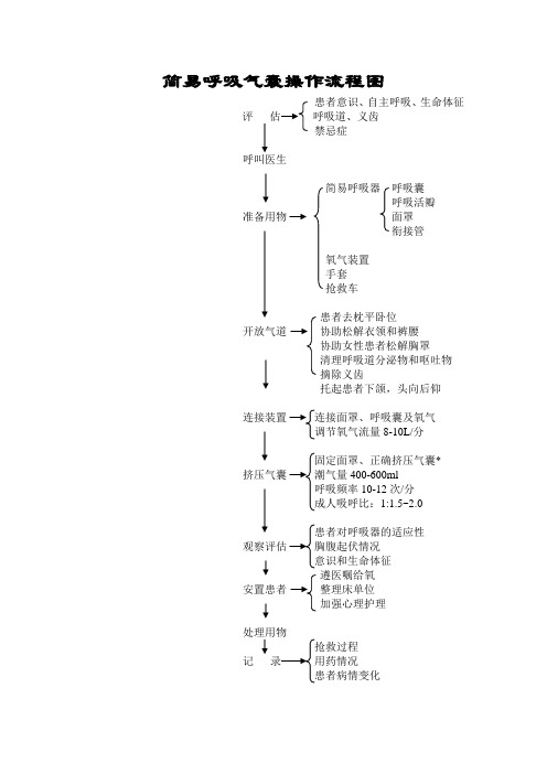 简易呼吸气囊操作流程