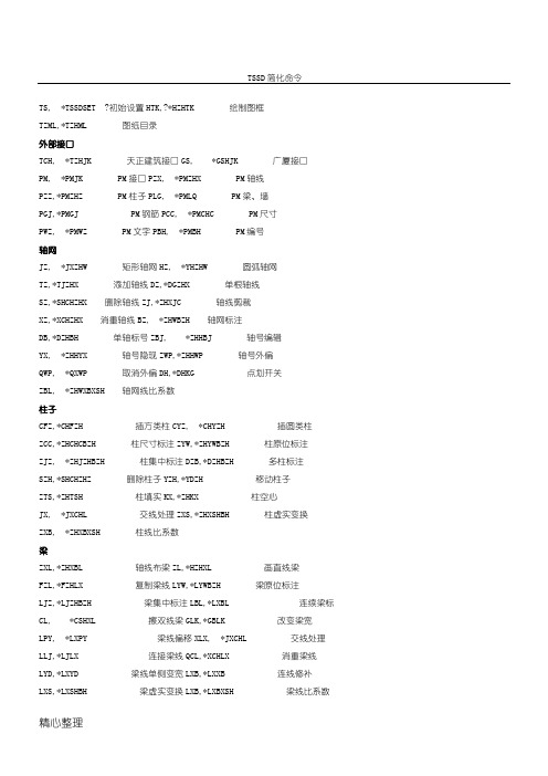 探索者tssd绘图命令大全