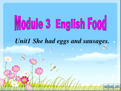 新标准英语五下M3U1 She had eggs and sausages