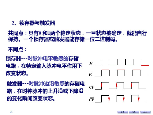 数字电路第五章锁存器和触发器