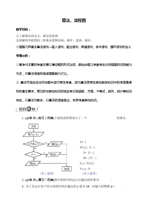 算法、流程图教案