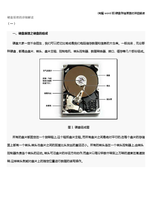 (完整word版)硬盘存储原理的详细解读