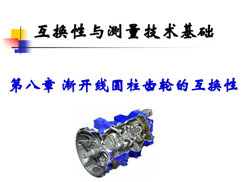 互换性与测量技术基础：第八章-渐开线圆柱齿轮的互换性