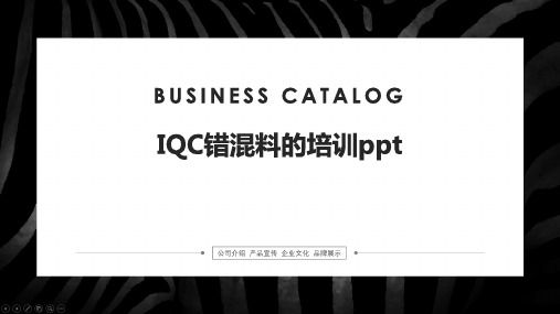 IQC错混料的培训ppt