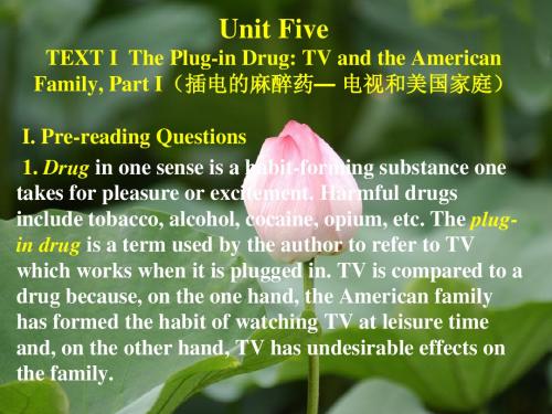 新编英语教程   Unit Five