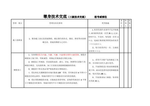 部墩身技术交底(三级)2