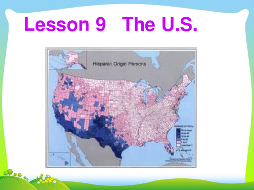 新冀教版五年级英语上册《Lesson 9 The U.S.》优质课课件.ppt