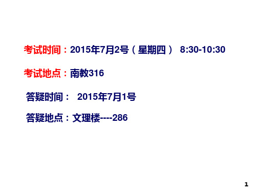 热力学与统计物理汪志诚第五版期末总复习