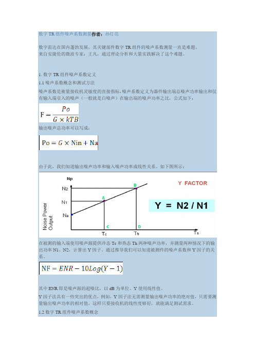 数字TR组件噪声系数测量