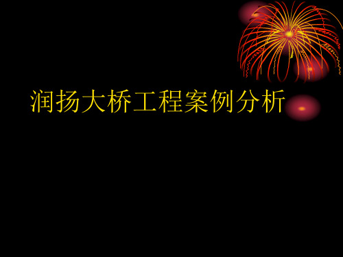 润扬大桥工程案例分析分析解析