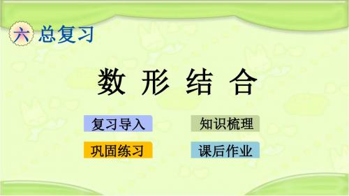 新青岛版六年级数学下册 总复习 4.2 数形结合 教学课件