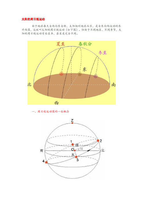 太阳的周日视运动